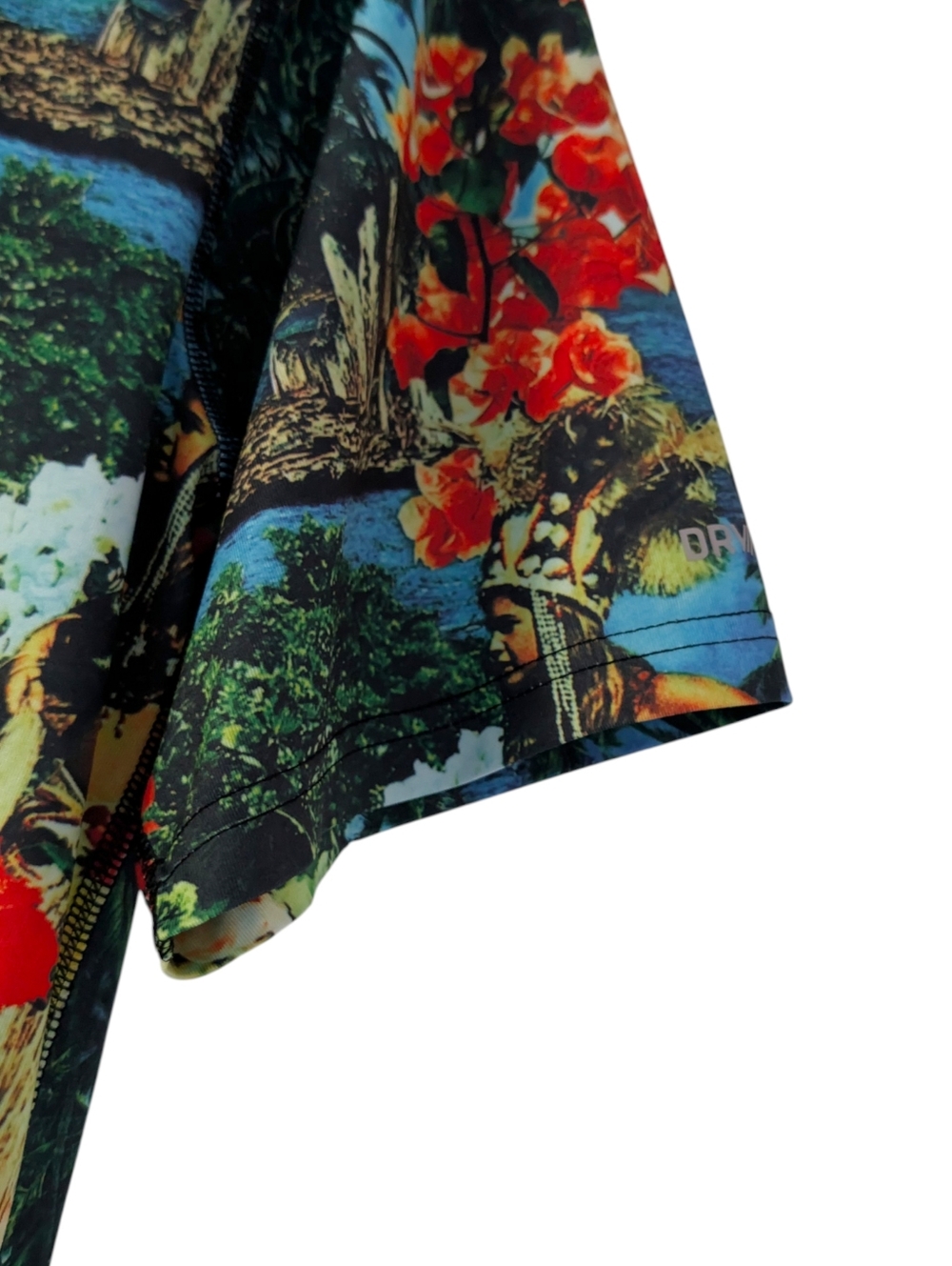 Burton Maui Wowie AOP Hawaiian Lightweight Short Sleeve Poly Spandex Top - Picture 5 of 13